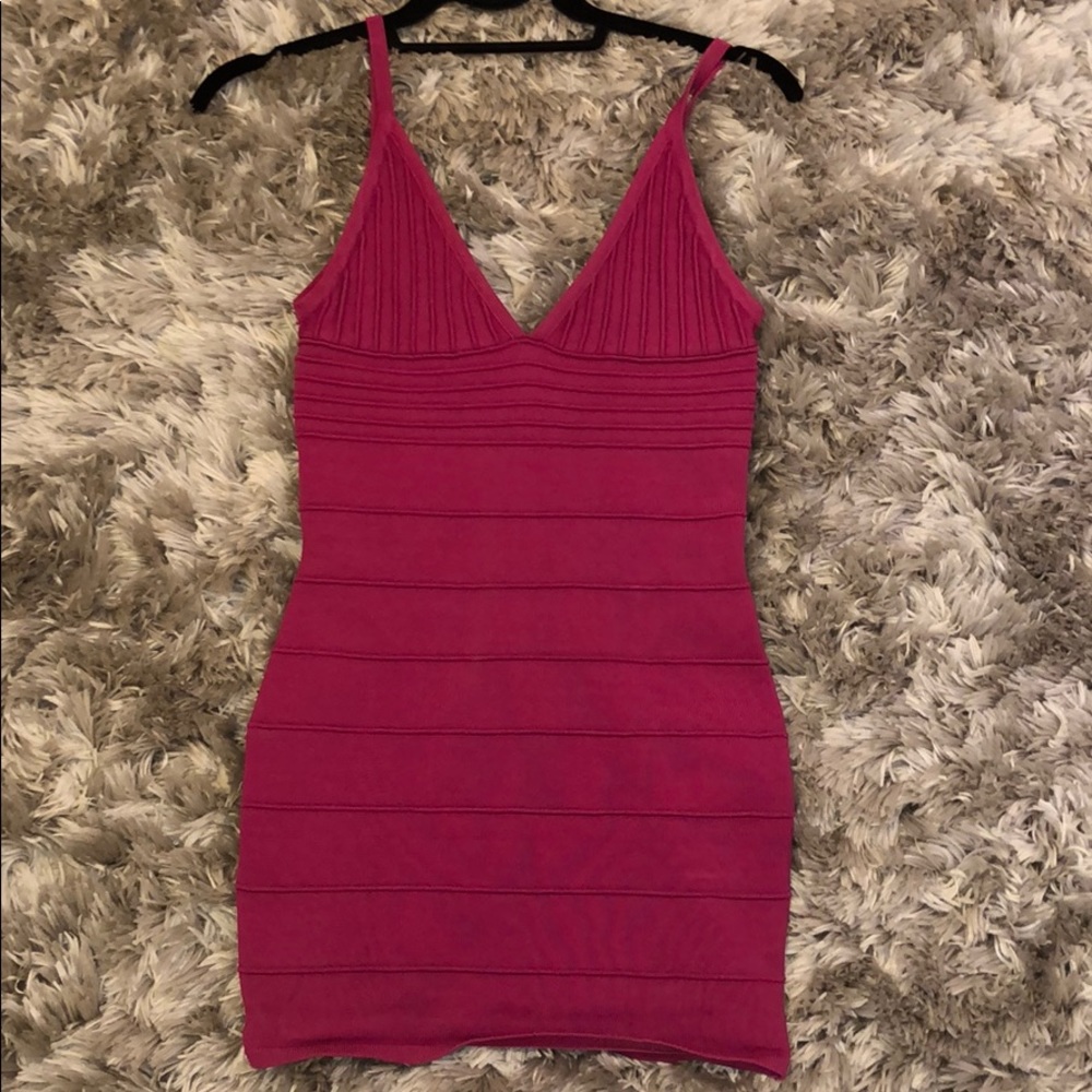 Pink/Purple Bandage Dress